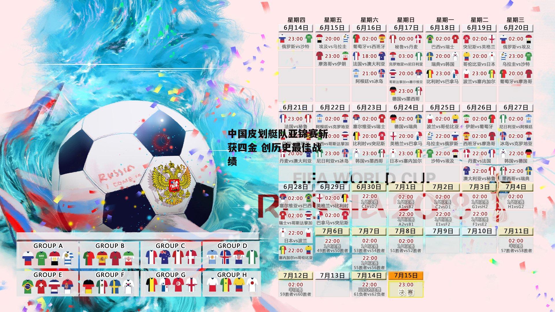 中国皮划艇队亚锦赛斩获四金 创历史最佳战绩